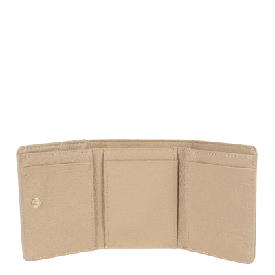 Lancaster Mini Back To Back Wallet Dune